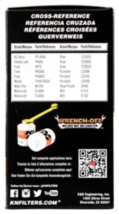 K&N Engineering HP-2009 Premium Oil Filter for Ford Focus 2003-2004
