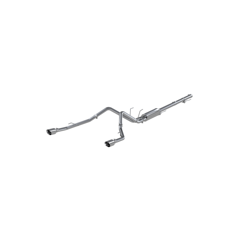 MBRP Armor Pro Series Cat Back Exhaust System for Dodge Ram 1500 2010-2013 – Dual Split Rear Exit, 2.5-inch Diameter with 4.5-inch Tips