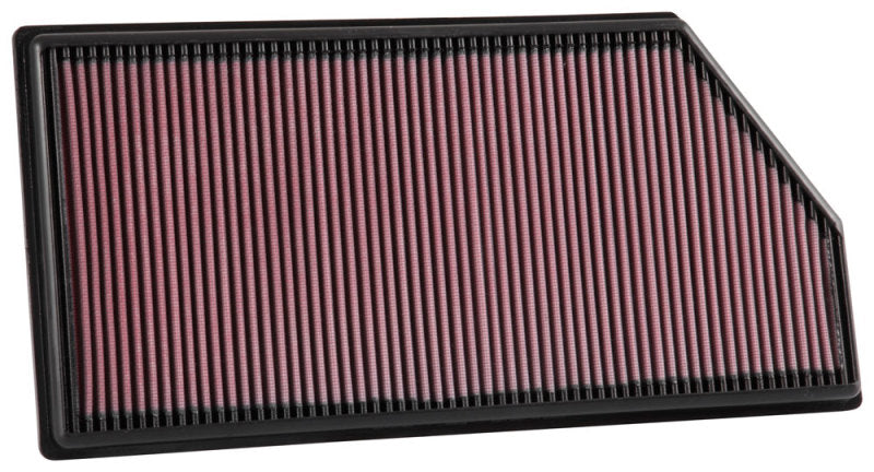 K&N Engineering 33-3068 High-Flow Reusable Air Filter for Mercedes-Benz E200d and More