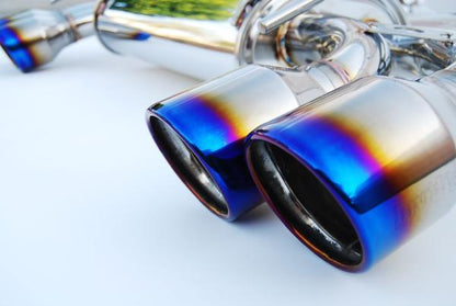 Invidia Dual Q300 Titanium Tip Cat-Back Exhaust for 2008-2014 Subaru Impreza Hatchback and 2009-2014 WRX Hatchback