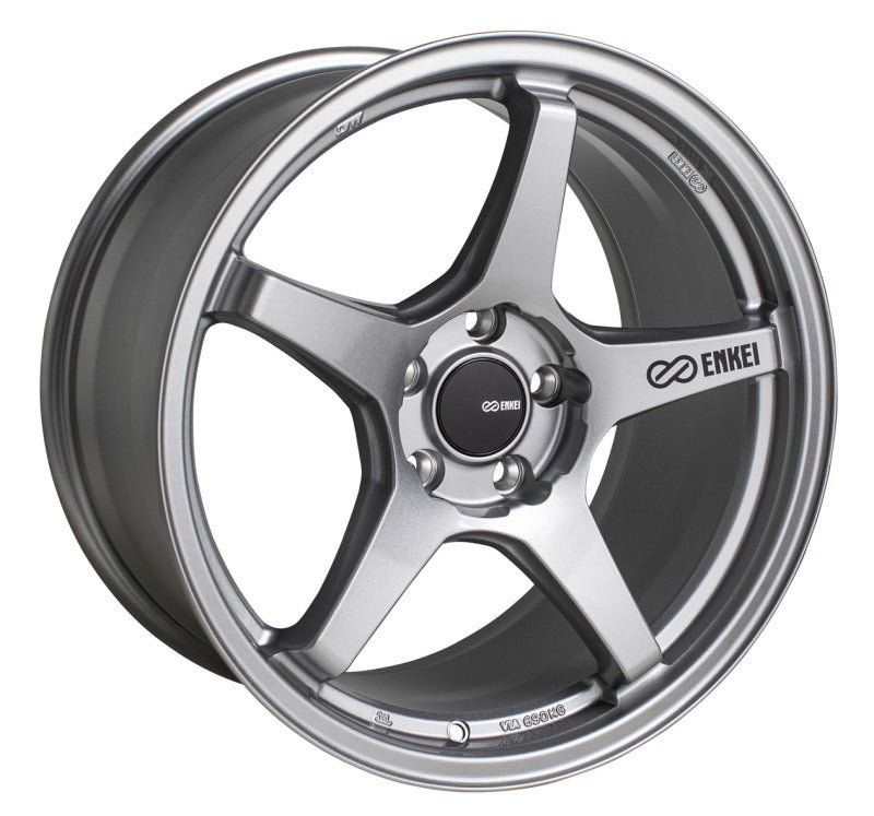 Enkei TS-5 18x9.5 Storm Grey Alloy Wheel with 5x114.3 Bolt Pattern and +38 Offset