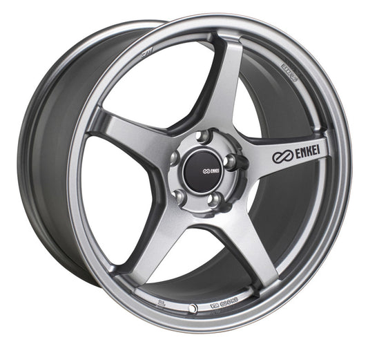 Enkei TS-5 17x9 Storm Grey Alloy Wheel with 5x114.3 Bolt Pattern and +40 Offset