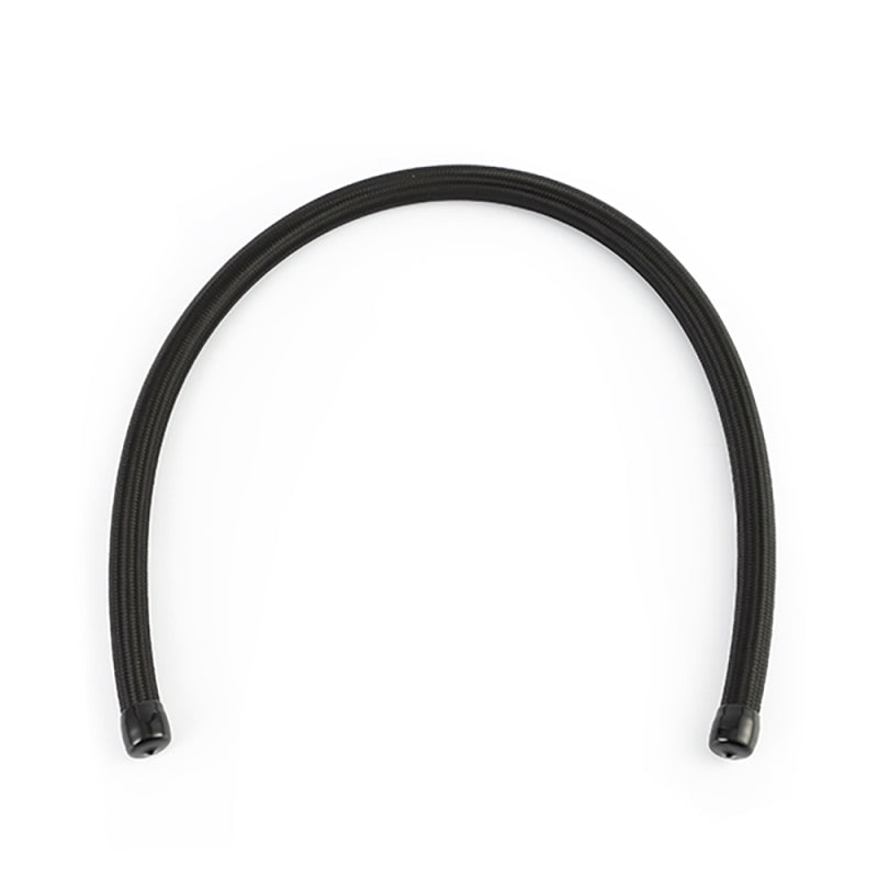 Mishimoto 3ft Stainless Steel Braided Hose with -10AN Fittings - Black