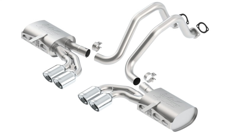 Borla ATAK SS Catback Exhaust System for Chevrolet Corvette 1997-2004 5.7L V8