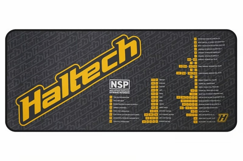 Haltech NSP Shortcuts Fat Mat / Desk Mat - Automotive Desk Protector and Surface Mat