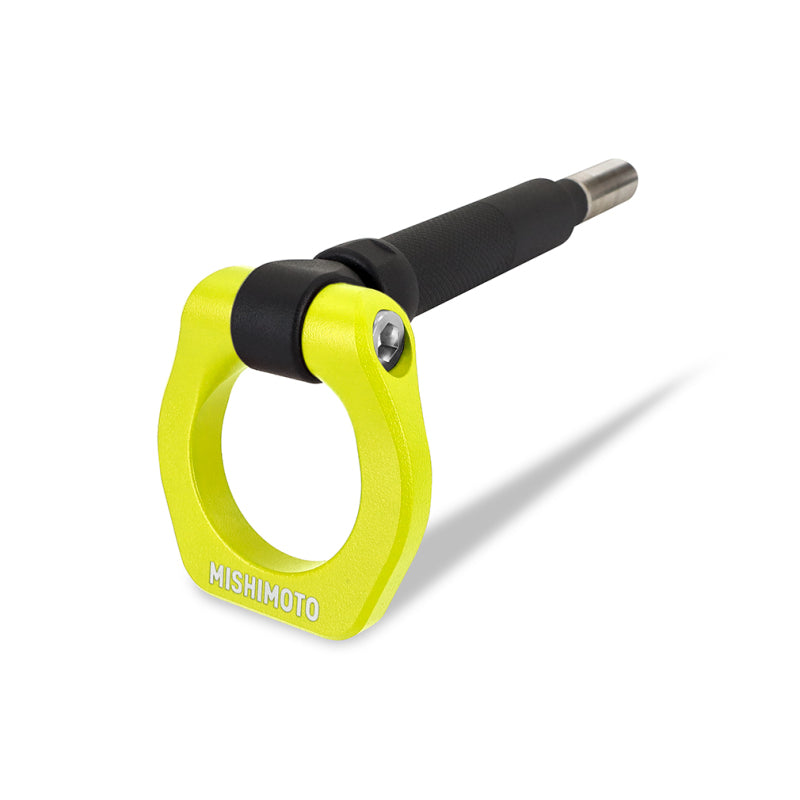 Mishimoto Racing Tow Hook for Subaru BRZ, Scion FR-S & Toyota 86 – Neon Yellow, Part No. MMTH-BRZ-13NY