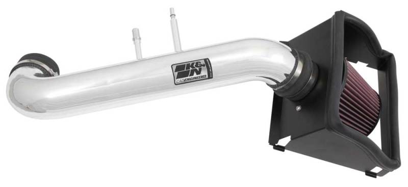 K&N Engineering High Flow Performance Cold Air Intake Kit for 2015-2016 Ford F-150 5.0L V8 - Part #77-2591KP