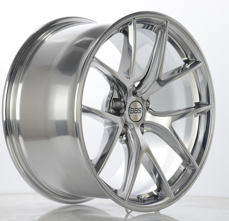 BBS CI-R 19x9 Inch 5x120 Bolt Pattern Polished Wheel with ET44 Offset and 82mm Hub Bore