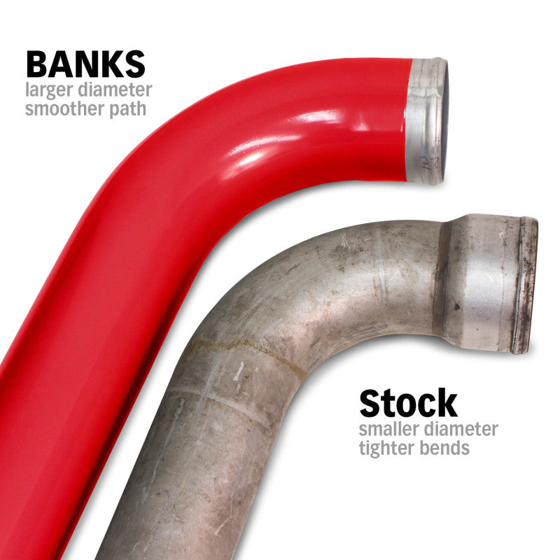 Banks Power 07-09 Ram 6.7L Diesel Cold Side Boost Tube System - Driver Side with Silicone Couplers
