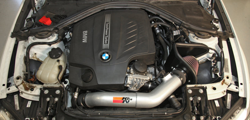 K&N Engineering 69-2027TS Cold Air Intake System for BMW 3 Series and 4 Series (2012-2016) with High-Flow Air Filter