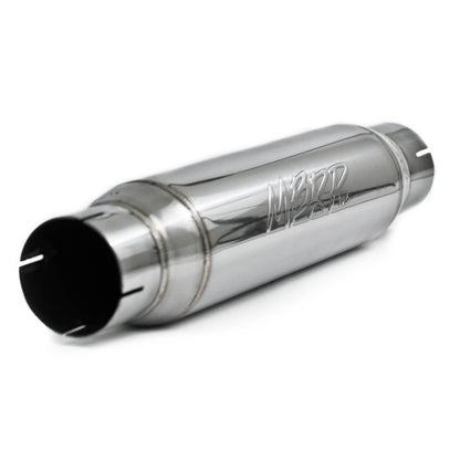 MBRP Universal Resonator with 3-inch Inlet/Outlet – T304 Stainless Steel Performance Muffler