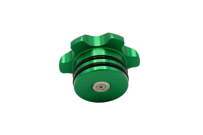 Fleece Performance Green Anodized Billet Fuel Cap for Dodge Cummins 2013-2018