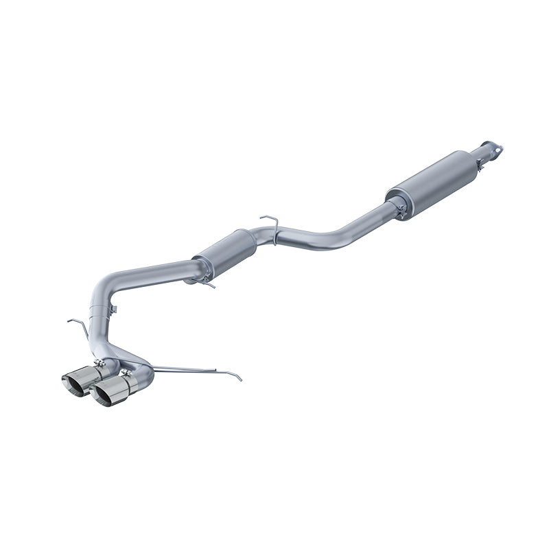 MBRP Armor Lite Series Cat Back Exhaust System for Ford Focus 2013-2018 with Dual Center Outlet and 3-inch Diameter by MBRP Part S4200AL