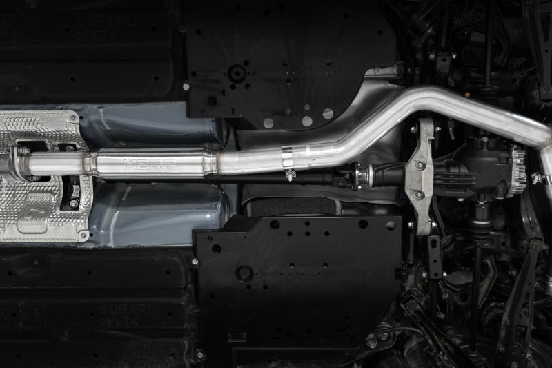 MBRP Armor Pro Series 2022+ Subaru WRX 3-Inch Cat-Back Dual Split Rear Exhaust System with Carbon Fiber Tips