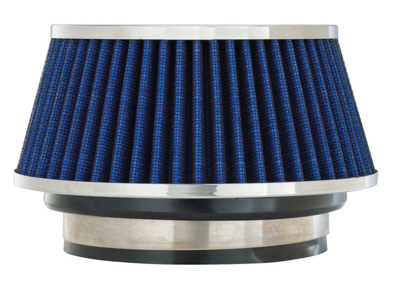 Spectre Adjustable Conical Air Filter 2-1/2 Inch Tall – Blue for 3, 3.1/2, and 4 Inch Diameter Tubes
