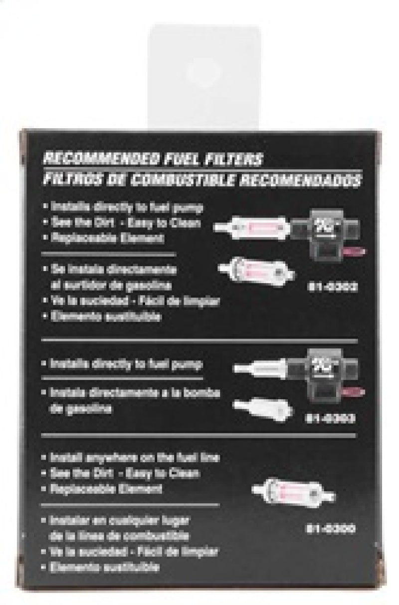 K&N Performance Electric Fuel Pump 9-11.5 PSI for Diesel Engines, Part Number 81-0403