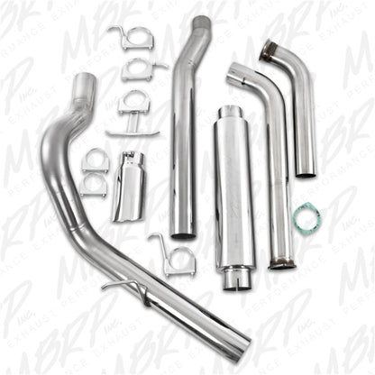 MBRP Armor Plus Series Turbo Back Exhaust System for Ford F-250/F-350 2003-2007 with 6.0L Diesel, Single Side Exit