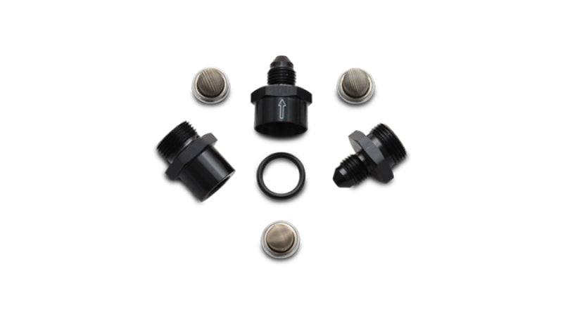 Vibrant Inline Fuel and Oil Filter Set - Size -8AN with 3 Filter Elements