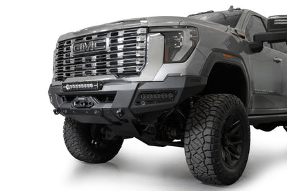 Addictive Desert Designs Phantom Front Bumper with Winch for 2024-2025 GMC Sierra 2500/3500 HD - Hammer Black