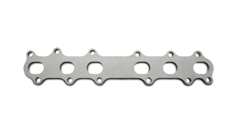Vibrant T304 SS Exhaust Manifold Flange for Toyota 2JZGTE – Optimized Port Sizing