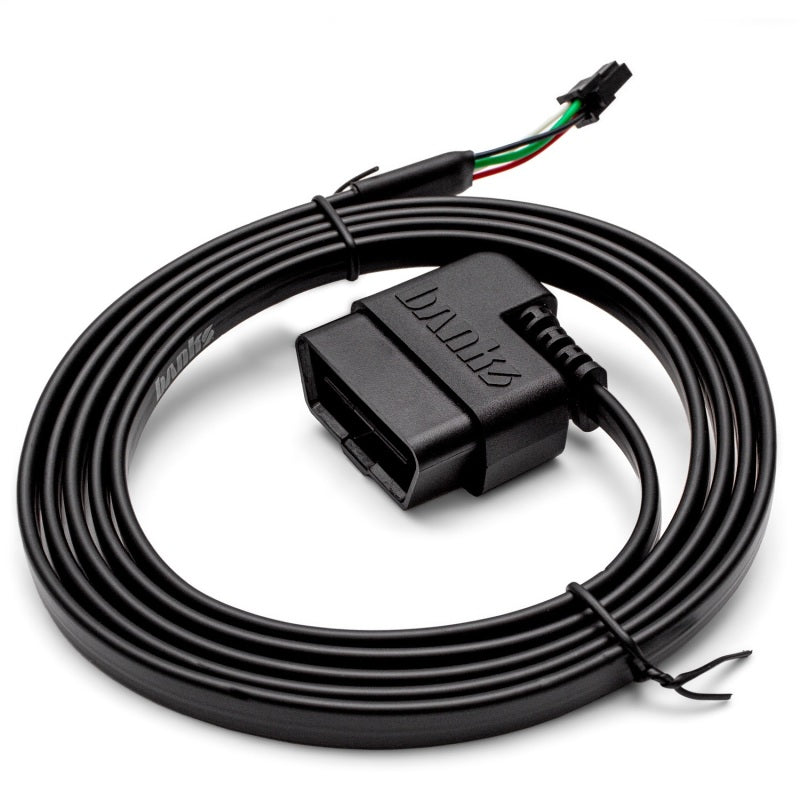 Banks Power iDash-Derringer Module OBD-II Cable – 4-Pin Flat Design for ECM Data & Power Retrieval