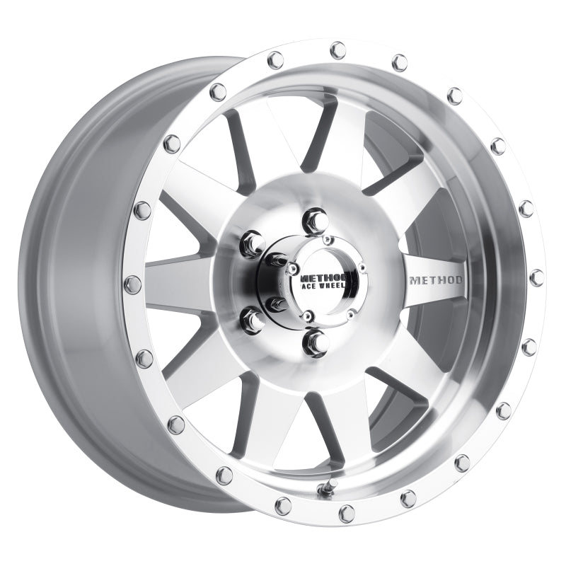 Method MR301 16x8 Polished Aluminum Wheel with 5x4.5 Bolt Pattern and 83mm Hub Bore