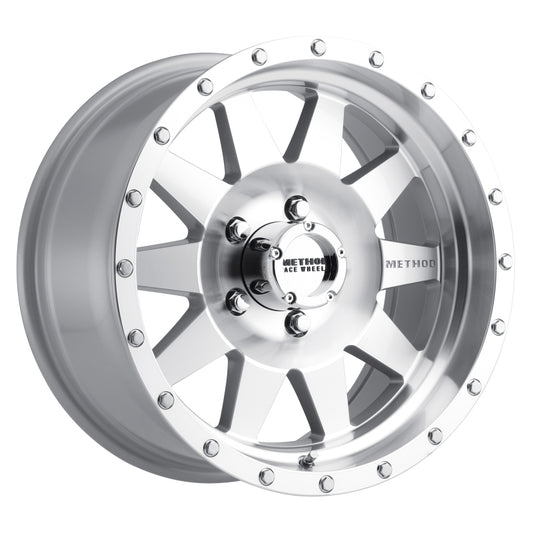 Method MR301 16x8 Polished Aluminum Wheel with 5x4.5 Bolt Pattern and 83mm Hub Bore