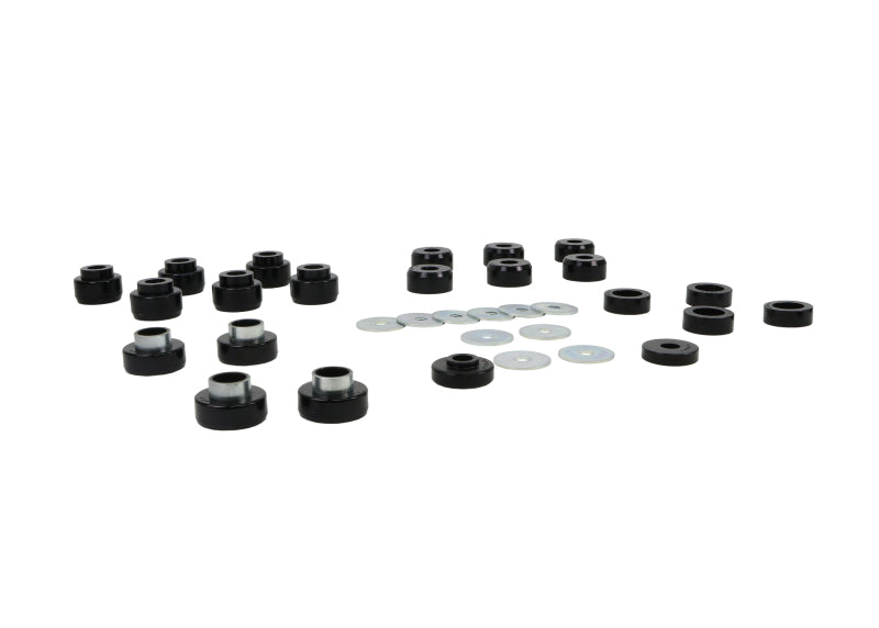 Whiteline W93541 Body Mount Bushing Set for 1987-1995 Jeep Wrangler