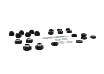 Whiteline W93541 Body Mount Bushing Set for 1987-1995 Jeep Wrangler