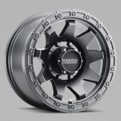 Method MR317 20x9 Inch Matte Black Wheel with +18mm Offset and 8x180 Bolt Pattern