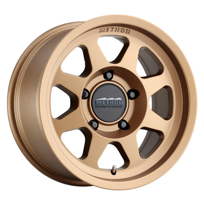 Method MR701 17x8.5 Inch Bead Grip Wheel with Bronze Finish and 5x150 Bolt Pattern