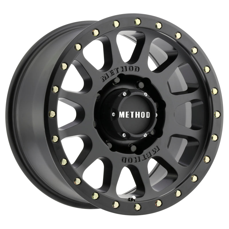 Method MR305 NV HD 17x8.5 Black Wheel with 8x180 Bolt Pattern and 0mm Offset