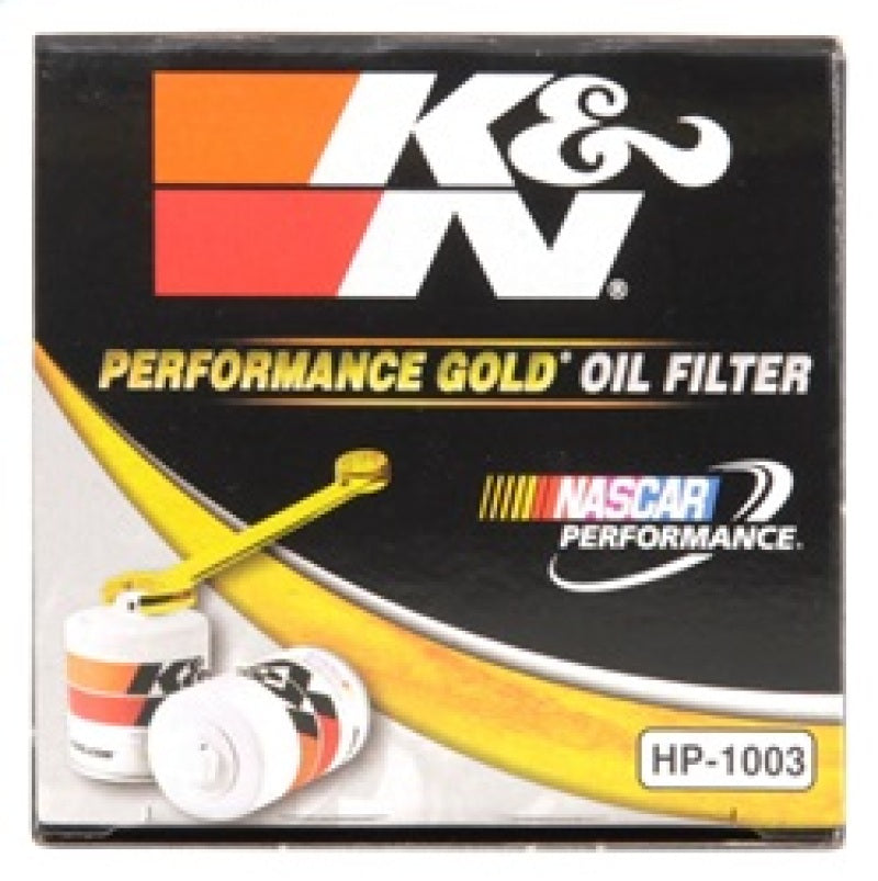 K&N Engineering HP-1003 Premium Oil Filter for Toyota RAV4, Scion tC, and Celica GT/GT-S