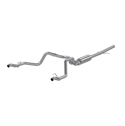 MBRP Armor Plus Series 2019 Chevrolet Silverado 1500 2.5-inch Dual Rear Exit Cat Back Exhaust System with T409 Stainless Steel - Part S5085409