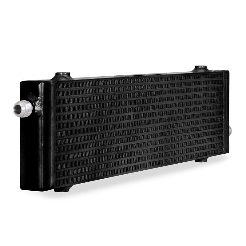 Mishimoto Universal Large Bar and Plate Cross Flow Black Oil Cooler for Ford Mustang 2018-2021