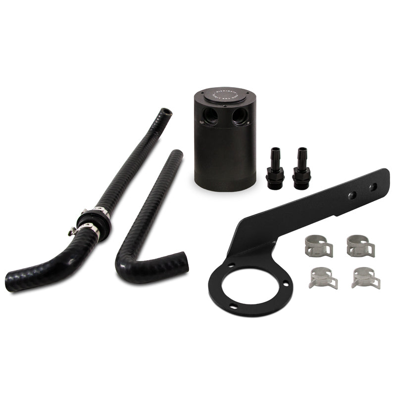 Mishimoto 2018+ Honda Accord 2.0T Baffled Oil Catch Can Kit - Black