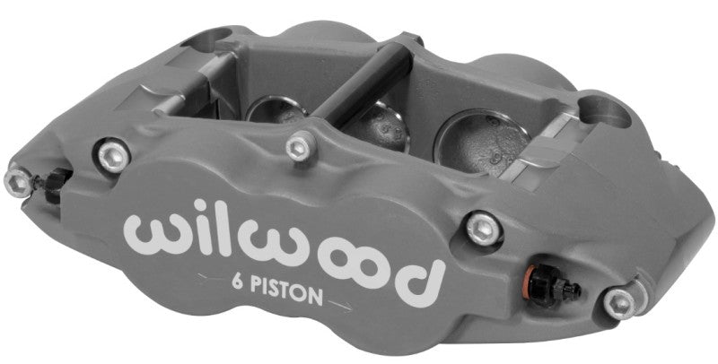 Wilwood Forged Superlite 6R-R/H Caliper with 1.62/1.12/1.12 Inch Pistons for 1.25 Inch Disc