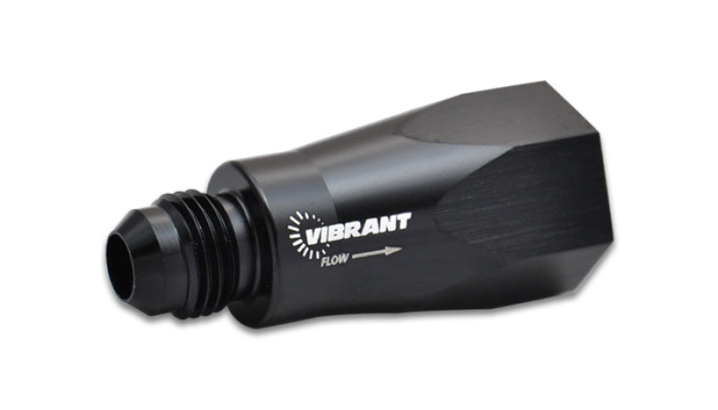 Vibrant Performance -8AN Female to Male Inline Check Valve for Automotive Fuel and Oil Systems