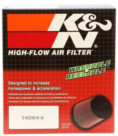 K&N Engineering Universal Air Filter Part RU-3600 - 4-inch Flange, Reusable Automotive Air Filter