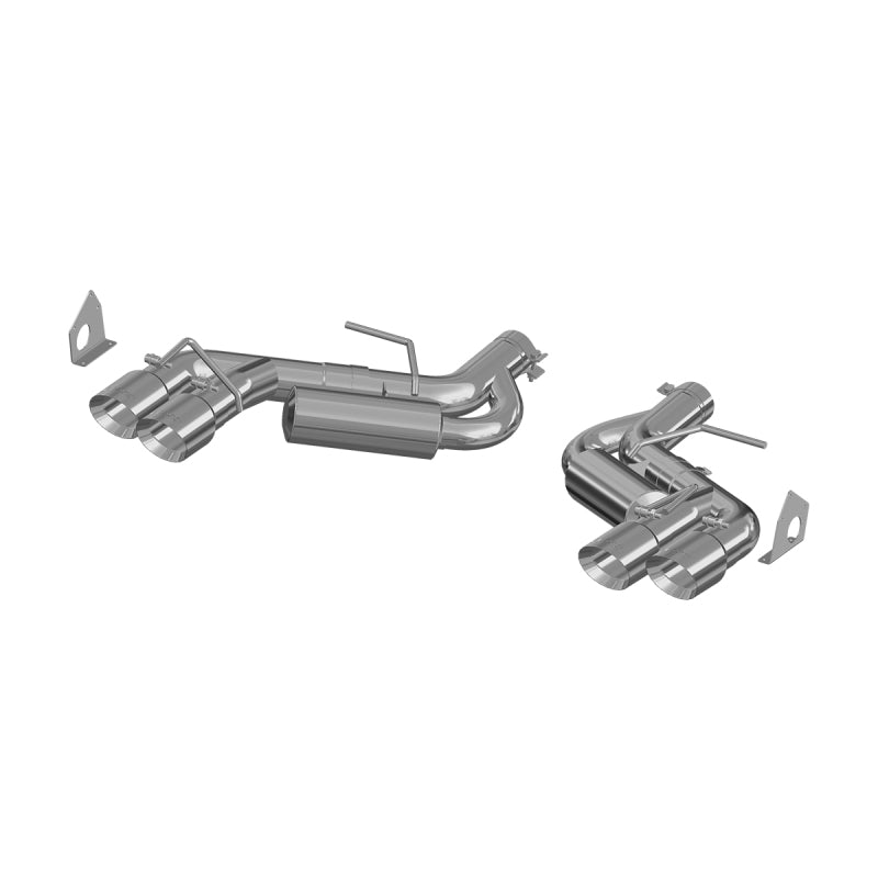 MBRP S7036AL Armor Lite Series 3-Inch Axle Back Exhaust System with Dual 4-Inch Tips for Chevrolet Camaro 2016-2024