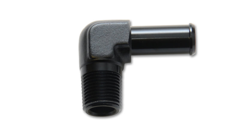 Vibrant 1/2 NPT to 5/8 Inch Barb Straight Fitting 90 Degree Aluminum Adapter