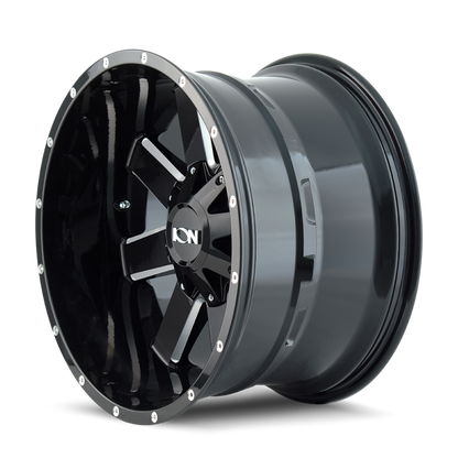 ION Wheels Type 141 17x9 Gloss Black Milled Wheel with Dual Bolt Pattern