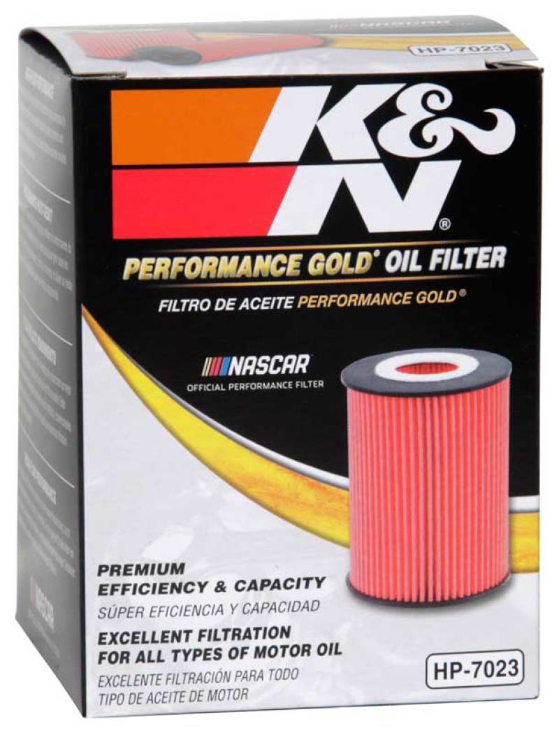 K&N Engineering HP-7023 Performance Oil Filter for Toyota and Lexus Vehicles