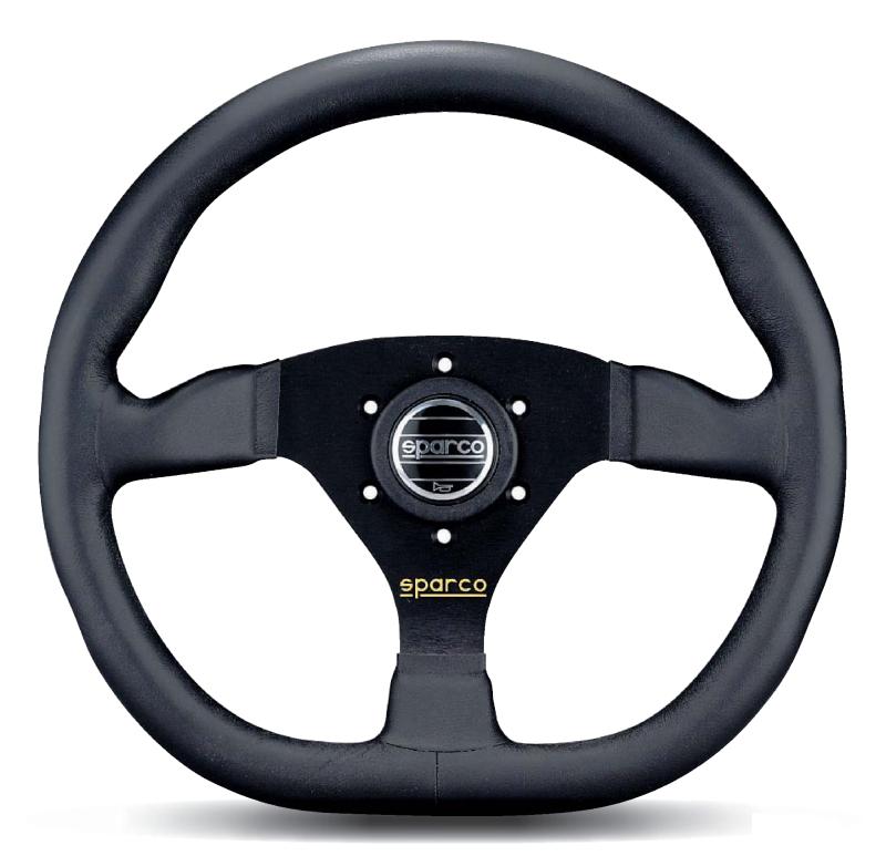 Sparco L360 Ring Suede Black Steering Wheel - Part Number 015TRGS1TUV
