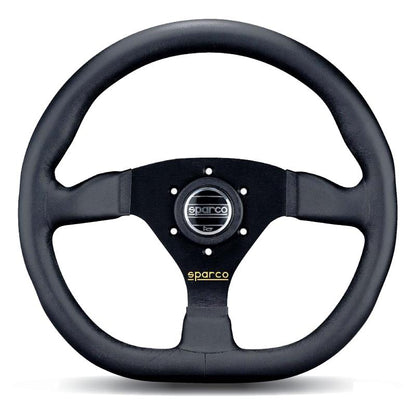 Sparco L360 Leather Black Steering Wheel Ring - Enhance Your Driving Experience