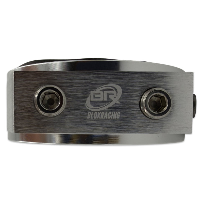 BLOX Racing Oil Filter Block Adapter Silver – Compatible with Oil Pressure and Temperature Monitoring