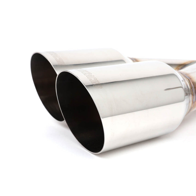 BLOX Racing 2022+ WRX Muffler Delete / Axle Back Single Wall 4-inch Polished Tips
