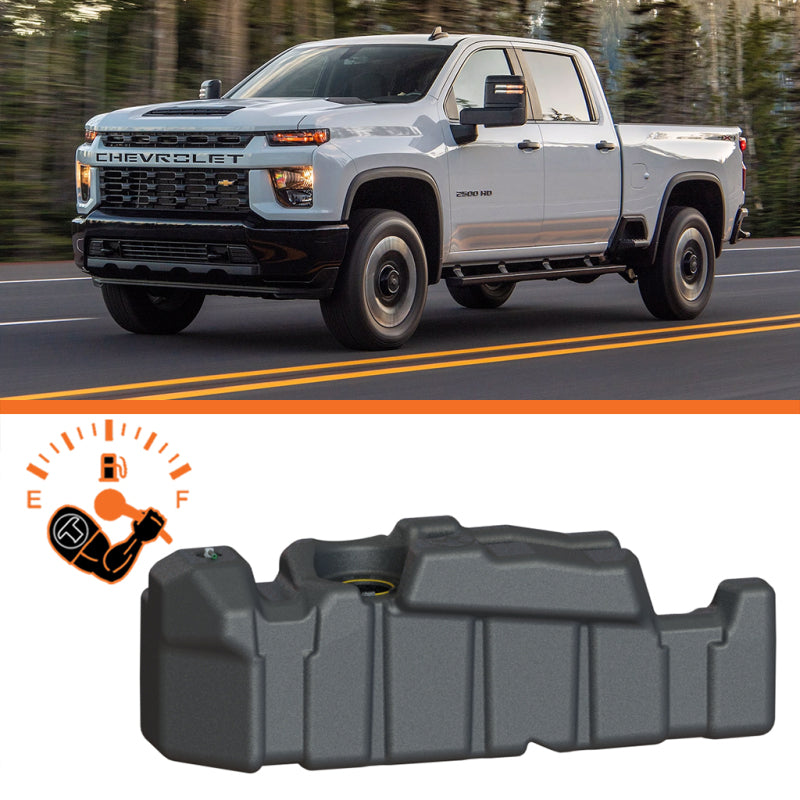Titan Fuel Tanks 7010220 56-Gallon Mid-Ship Replacement Fuel Tank for 2020-2026 GM 2500/3500 Duramax Crew Cab Short Bed