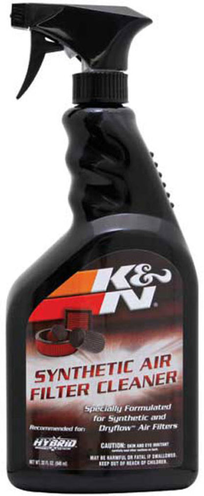 K&N Engineering Synthetic Air Filter Cleaner Part 99-0624 – 32 Ounce Spray Bottle for Effective Air Filter Maintenance