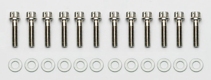 Wilwood 230-4572 Front Fixed Rotor Bolt Kit - 12 Point Stainless Hardware for Automotive Rotors